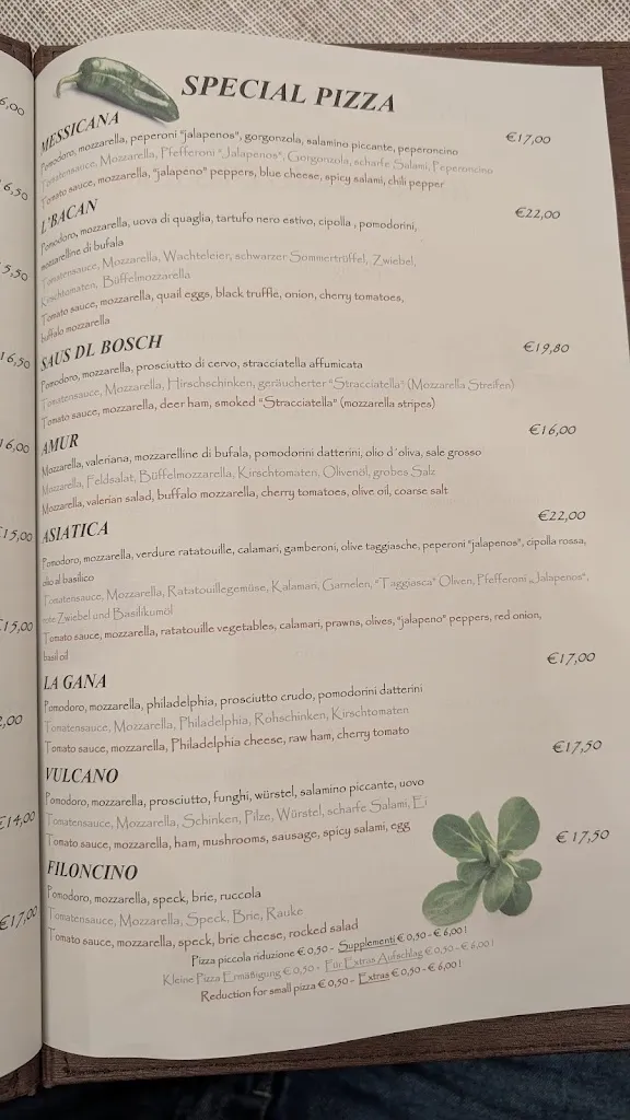 Menu_Pizzeria Ristorante Salvan - Corvara in Badia _Corvara_image_2