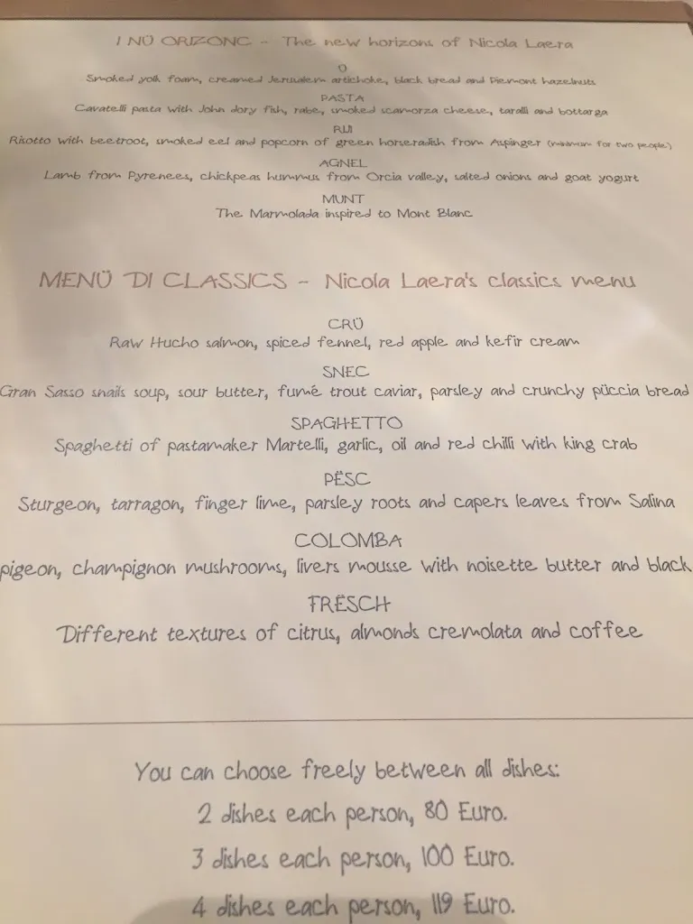 Menu_La Stüa de Michil - Simone Cantafio_Corvara_image_2