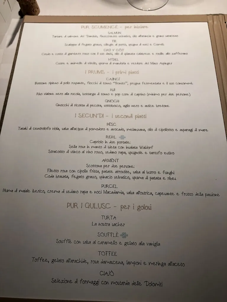 Menu_La Stüa de Michil - Simone Cantafio_Corvara_image_4