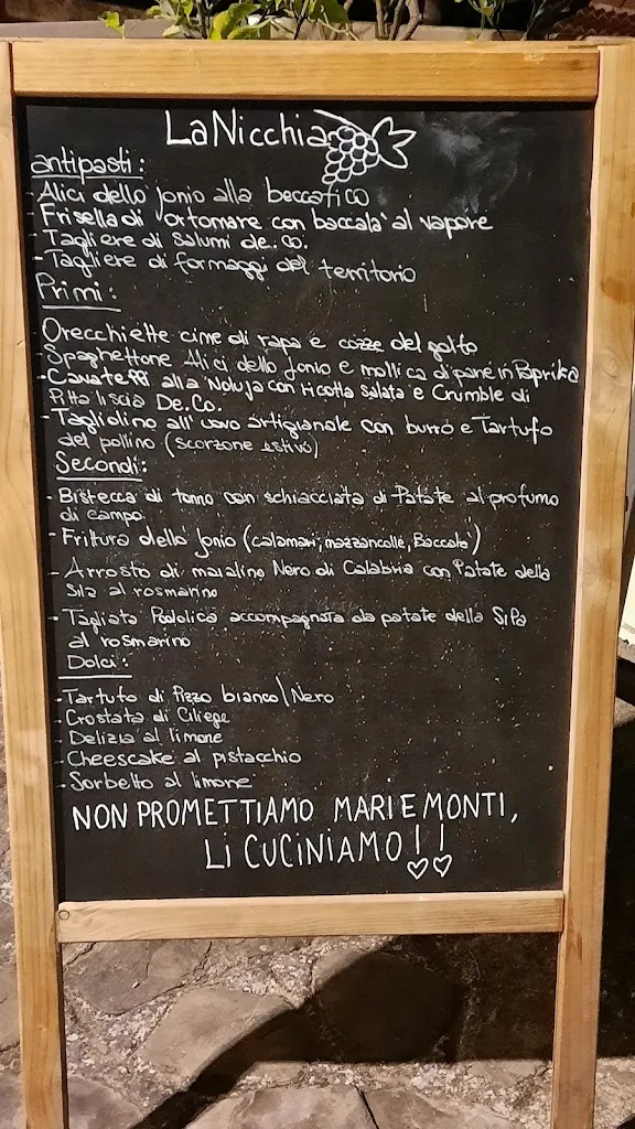 Menu_La Nicchia_Roseto Capo Spulico_image_1