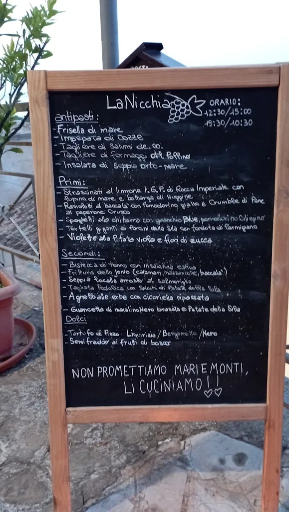 Menu_La Nicchia_Roseto Capo Spulico_image_2