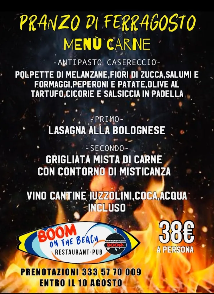 Menu_BOOM Restaurant Pub e BOOM on the beach_Rossano_image_2
