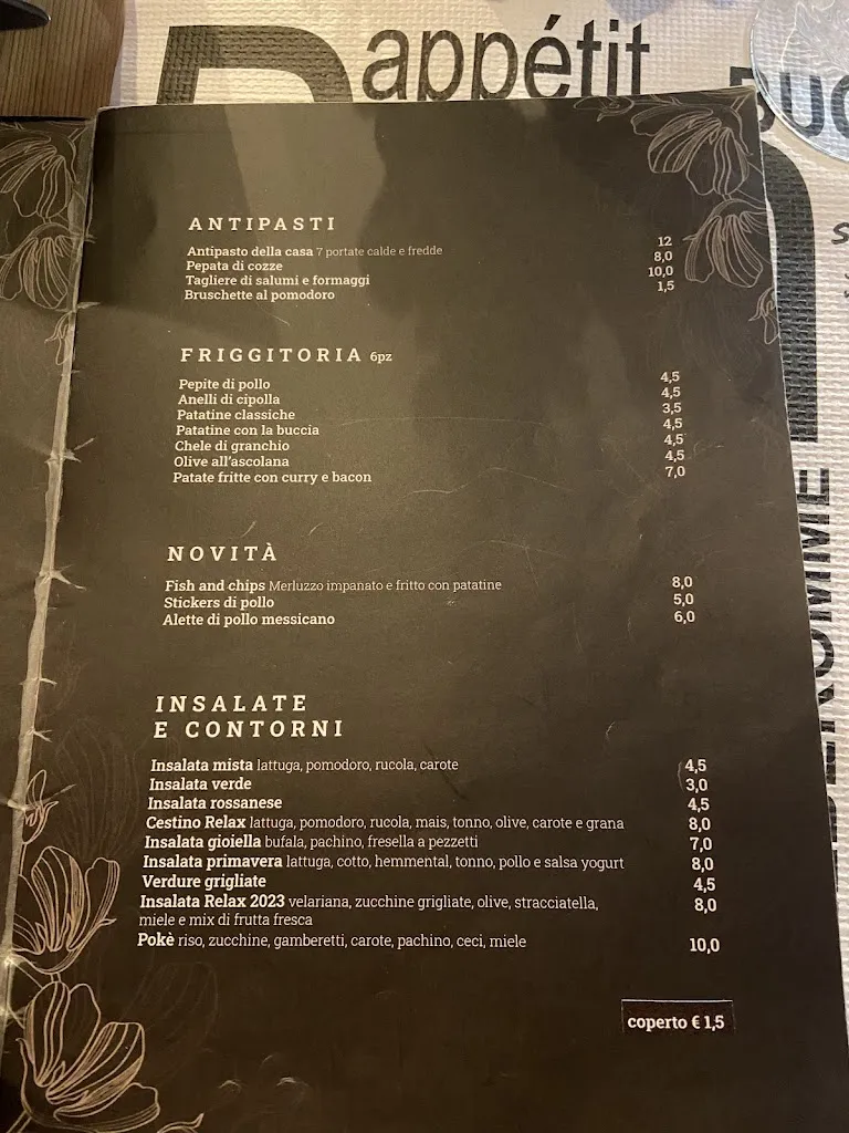 Menu_Ristorante Pizzeria Relax_Rossano_image_4