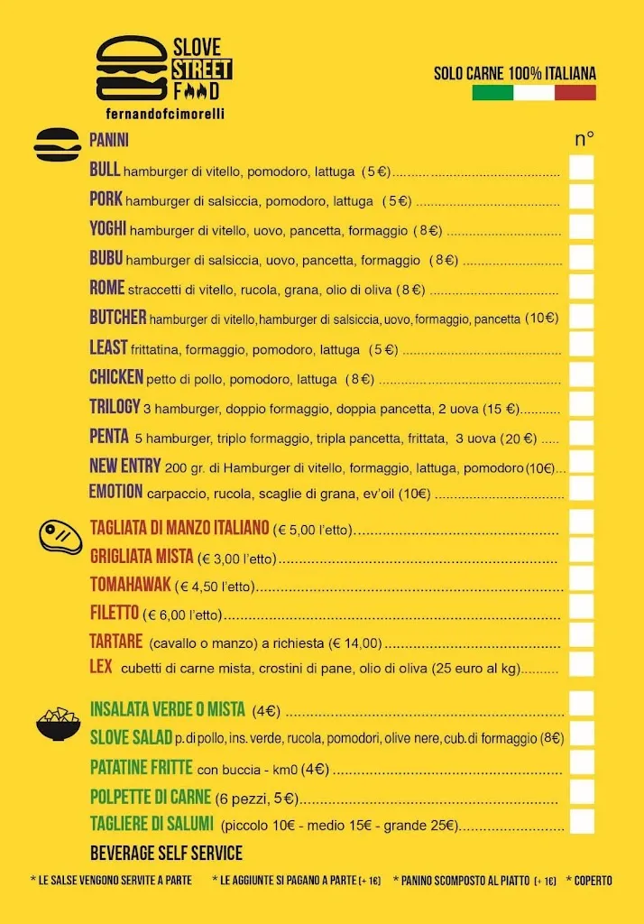 Menu_Slove Street Food_Sambiase_image_1