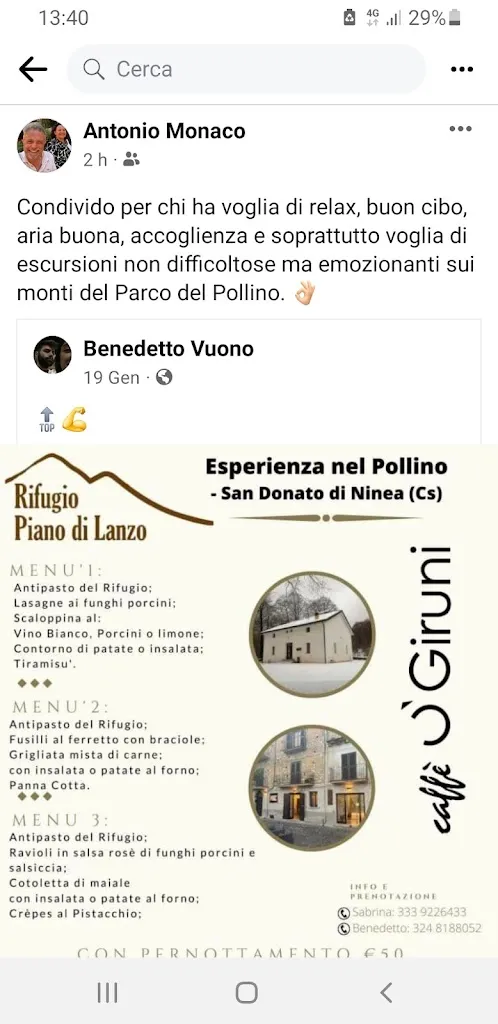 Menu_Rifugio Piano di Lanzo_San Donato di Ninea_immagine_3