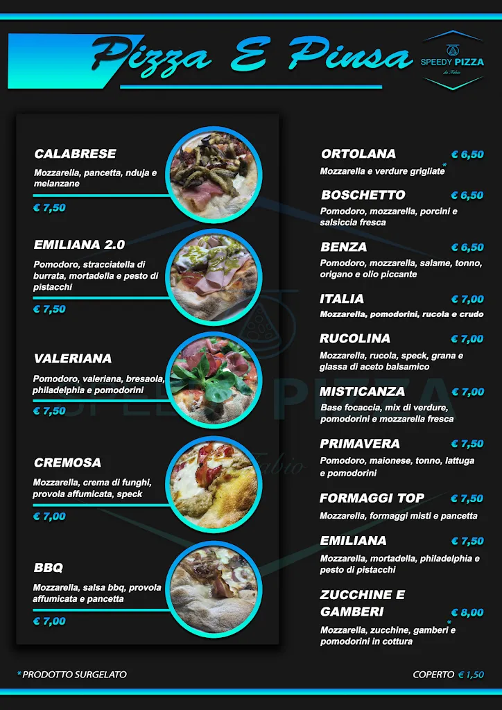 Menü_Speedy Pizza da Fabio_San Demetrio Corone_Bild_2