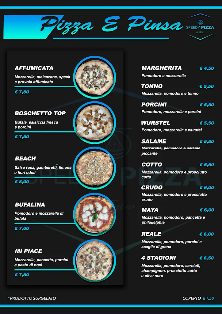 Menü_Speedy Pizza da Fabio_San Demetrio Corone_Bild_3