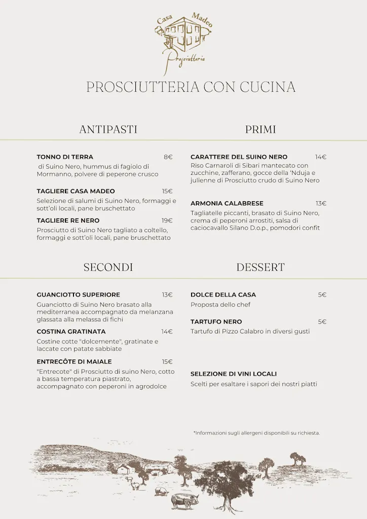 Menu_Prosciutteria di Casa Madeo_San Demetrio Corone_image_2