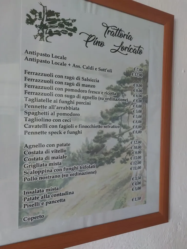 Menu_Trattoria Pino Loricato_San Lorenzo Bellizzi_immagine_1