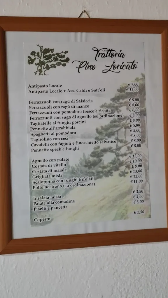 Menu_Trattoria Pino Loricato_San Lorenzo Bellizzi_immagine_2