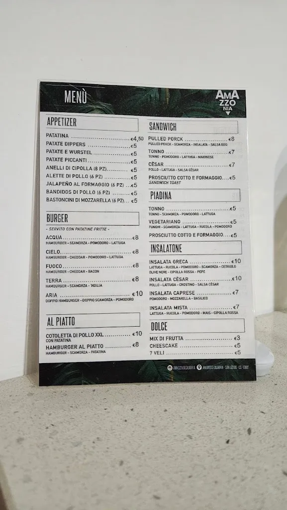 Menu_Amazzonia Resto_San Lucido_immagine_1