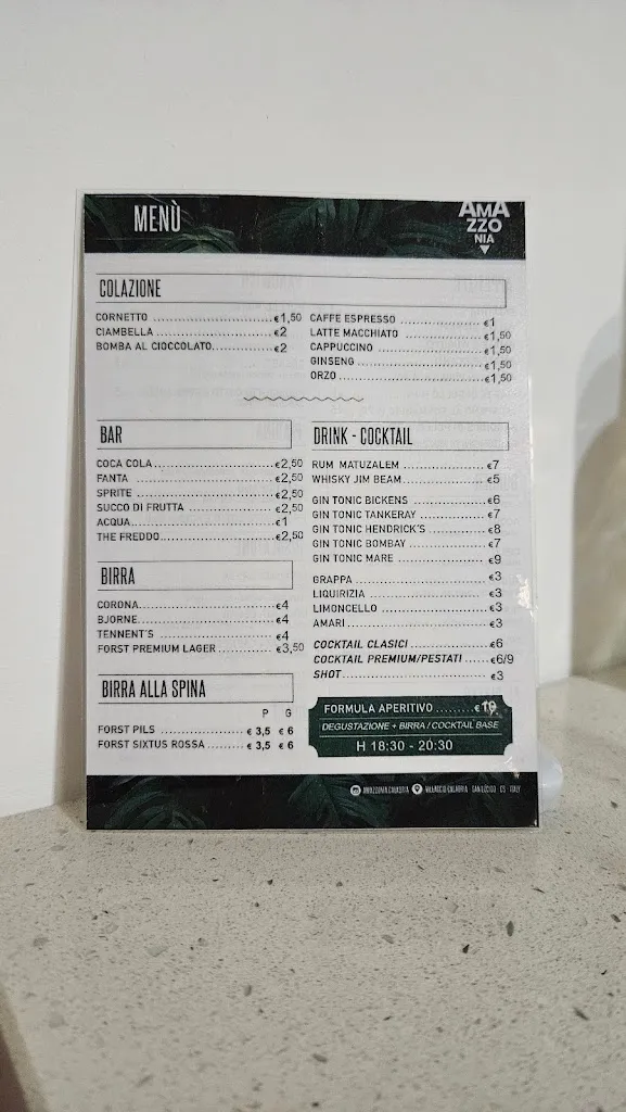 Menu_Amazzonia Resto_San Lucido_immagine_2
