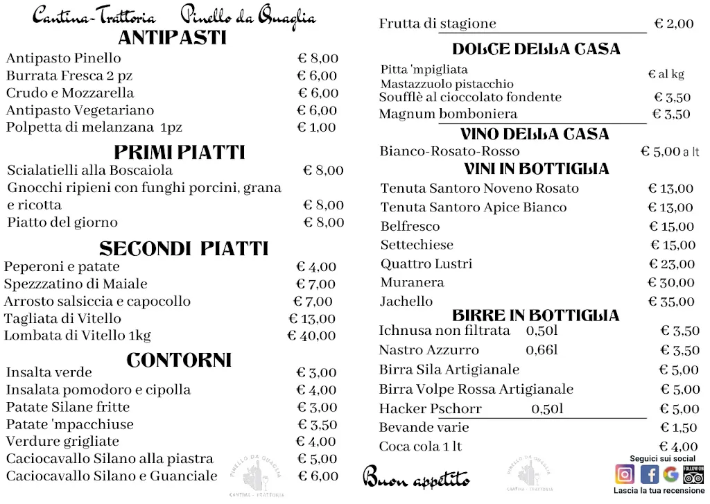 Menu_Trattoria Pinello da Quaglia_San Giovanni in Fiore_image_3