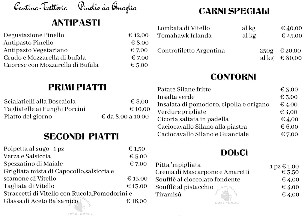 Menu_Trattoria Pinello da Quaglia_San Giovanni in Fiore_image_4