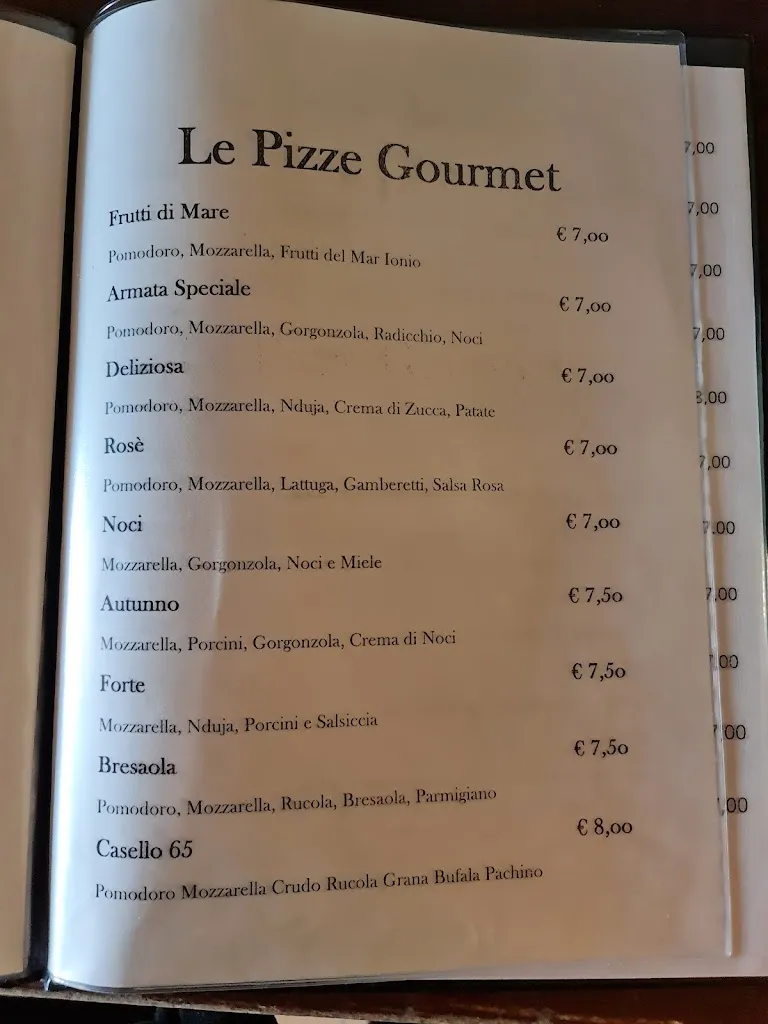 Menu_Casello 65 Ristorante Pizzeria Pinseria Griglieria Pizza Taxi Paninoteca_San Giovanni in Fiore_image_2