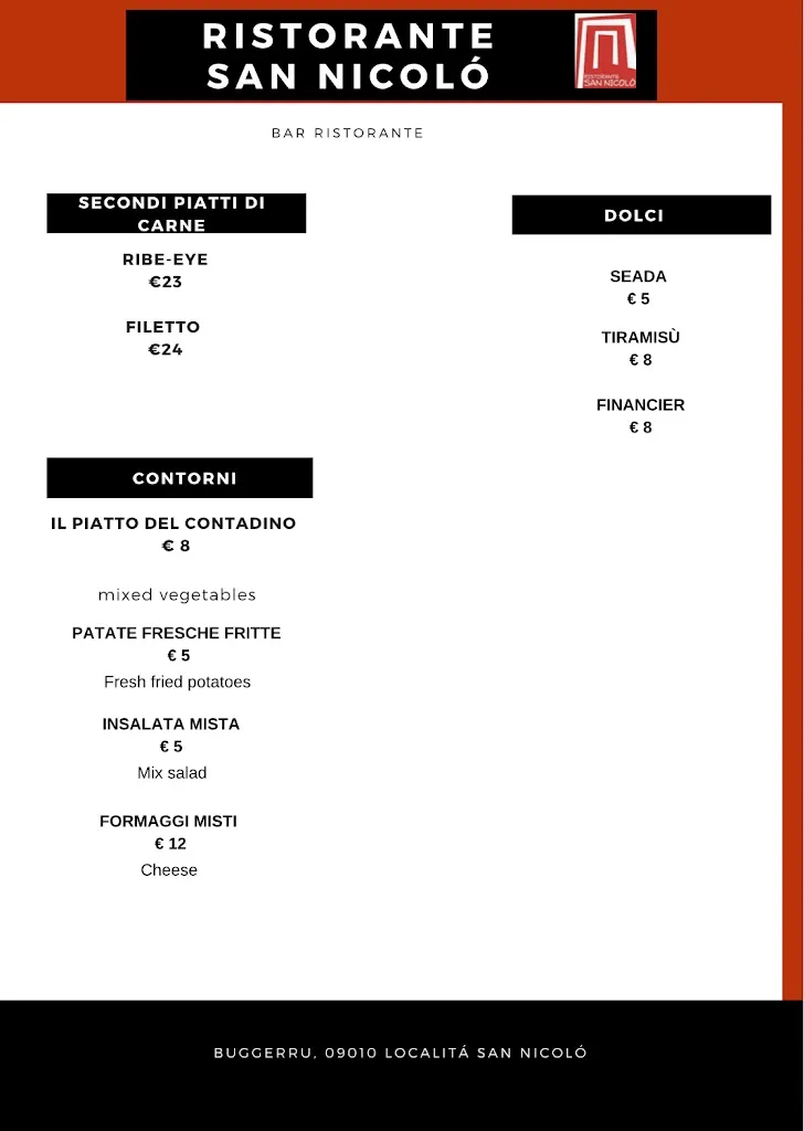 Menu_Ristorante San Nicolò_San Nicolò_immagine_3