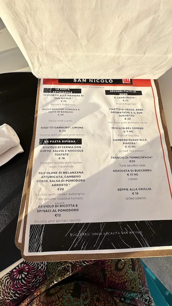 Menu_Ristorante San Nicolò_San Nicolò_immagine_4