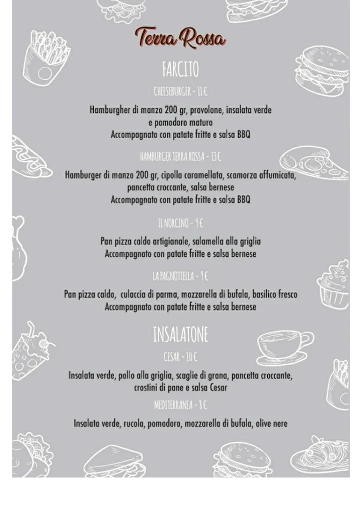 Menu_Ristorante Pizzeria Terra Rossa_San Nicolò_imagen_1