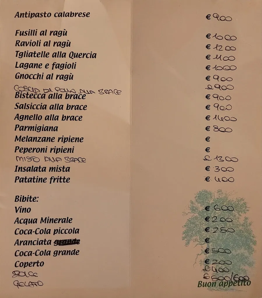 Menu_Trattoria La Quercia_San Nicola Arcella_image_1