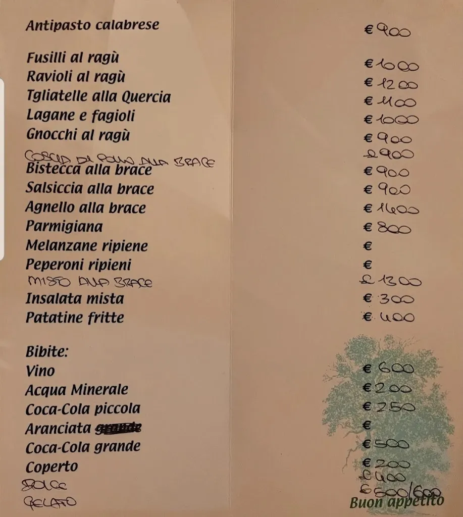 Menu_Trattoria La Quercia_San Nicola Arcella_image_2