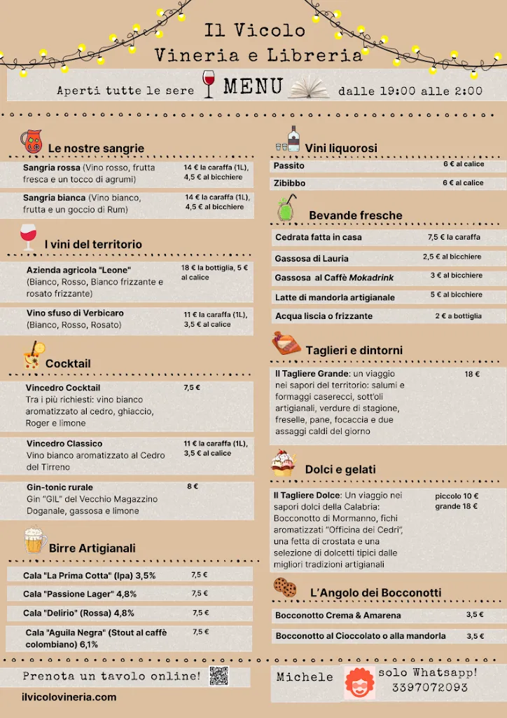 Menu_Il Vicolo Vineria & Libreria_San Nicola Arcella_image_1