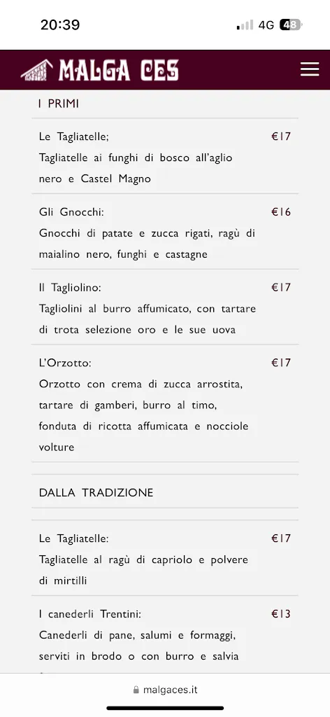 Menu_Malga Ces_San Martino_image_3