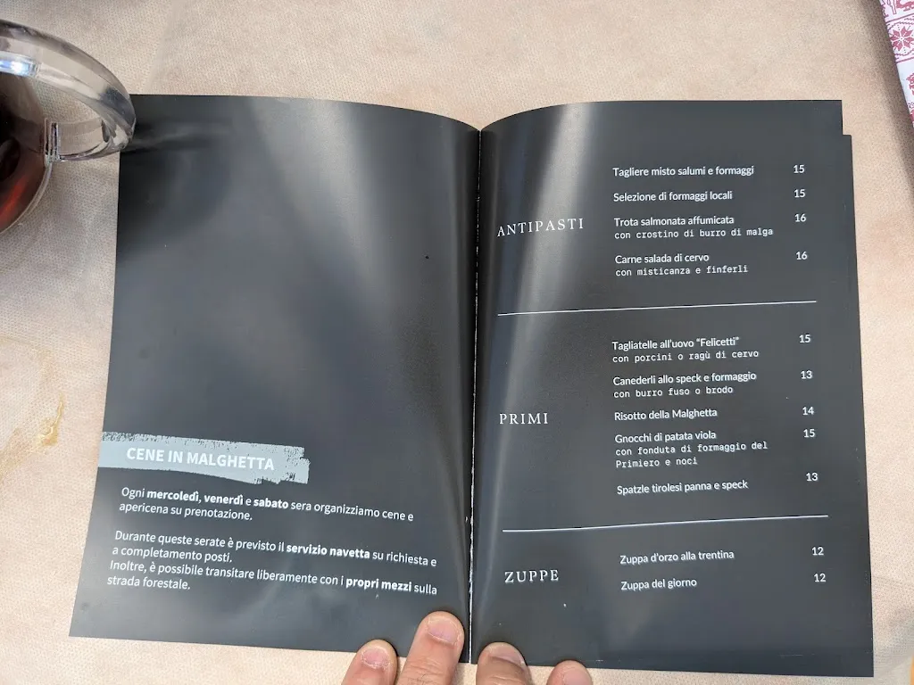 Menu_Malghetta Tognola / Malga Tognola_San Martino_image_2