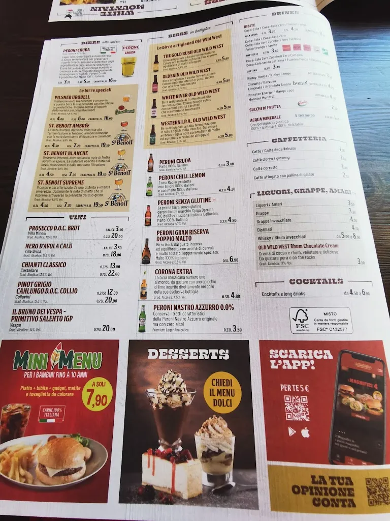 Menu_Old Wild West_San Pietro a Maida_image_4