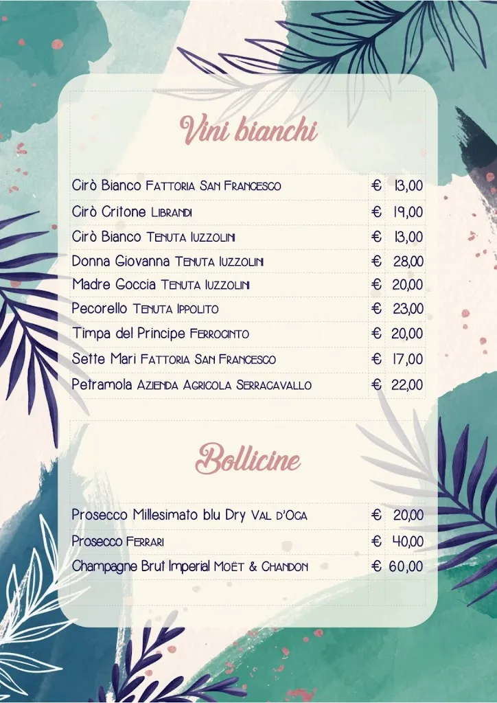 Menü_Ristorante la Lampara_Santa Caterina dello Ionio_Bild_3