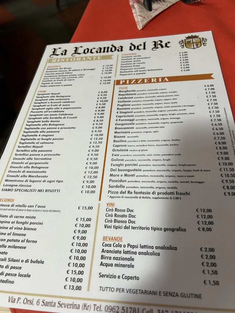 Menu_La locanda del re ristorante pizzeria siamo sempre aperti_Santa Severina_image_3