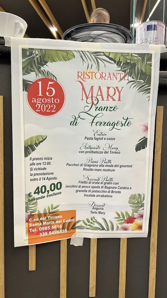 Menu_Ristorante Pizzeria Friggitoria Mary_Santa Maria del Cedro_immagine_2