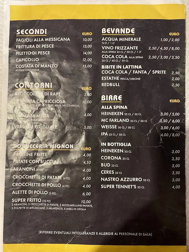 Menu_Erold.S Pub Eraldo Mandate_Santa Maria del Cedro_image_1