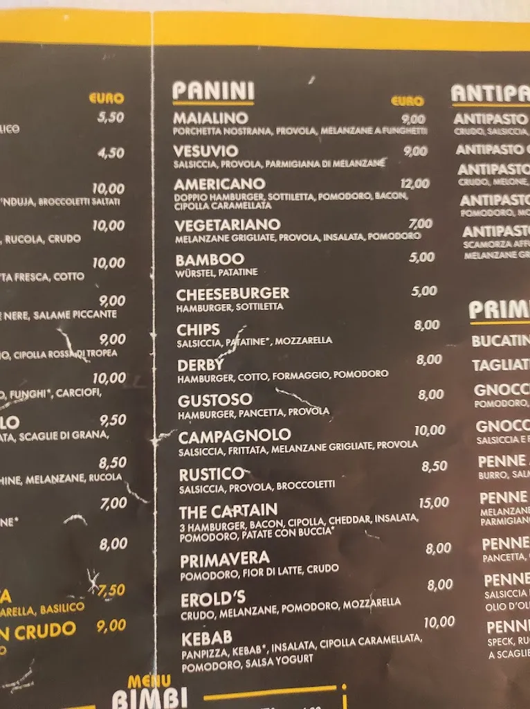 Menu_Erold.S Pub Eraldo Mandate_Santa Maria del Cedro_image_4