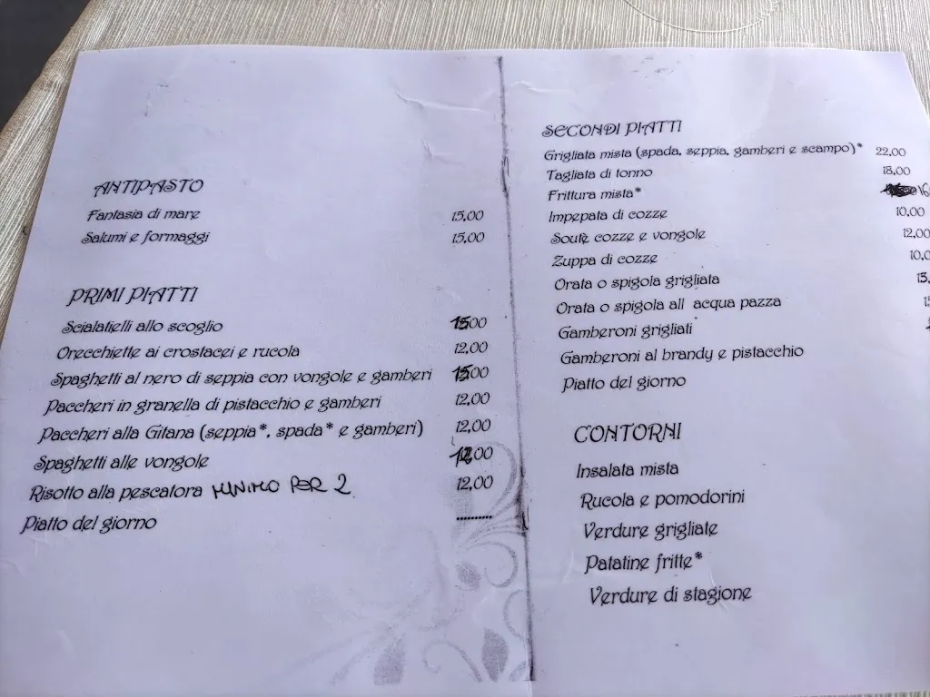 Menu_La Perla del Tirreno_Scalea_image_1