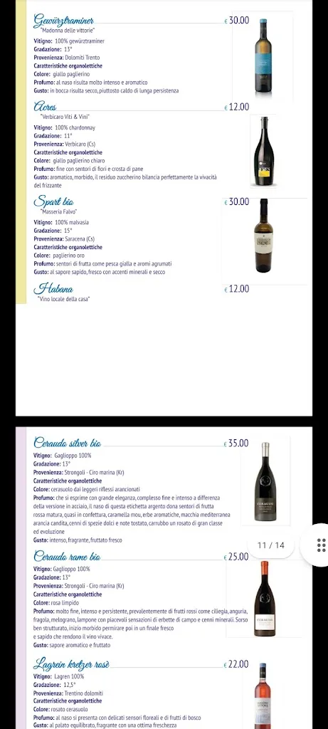 Menu_La Perla del Tirreno_Scalea_image_4