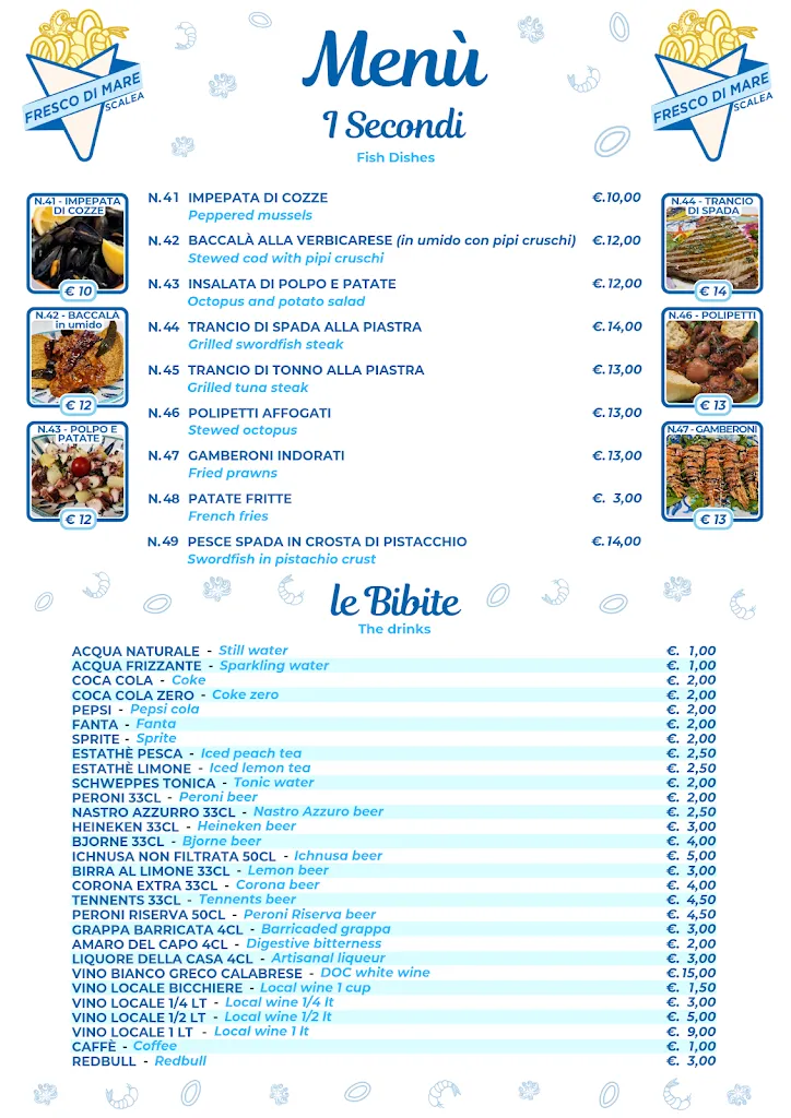 Menu_Fresco di Mare - cuoppi e specialità di mare_Scalea_image_1