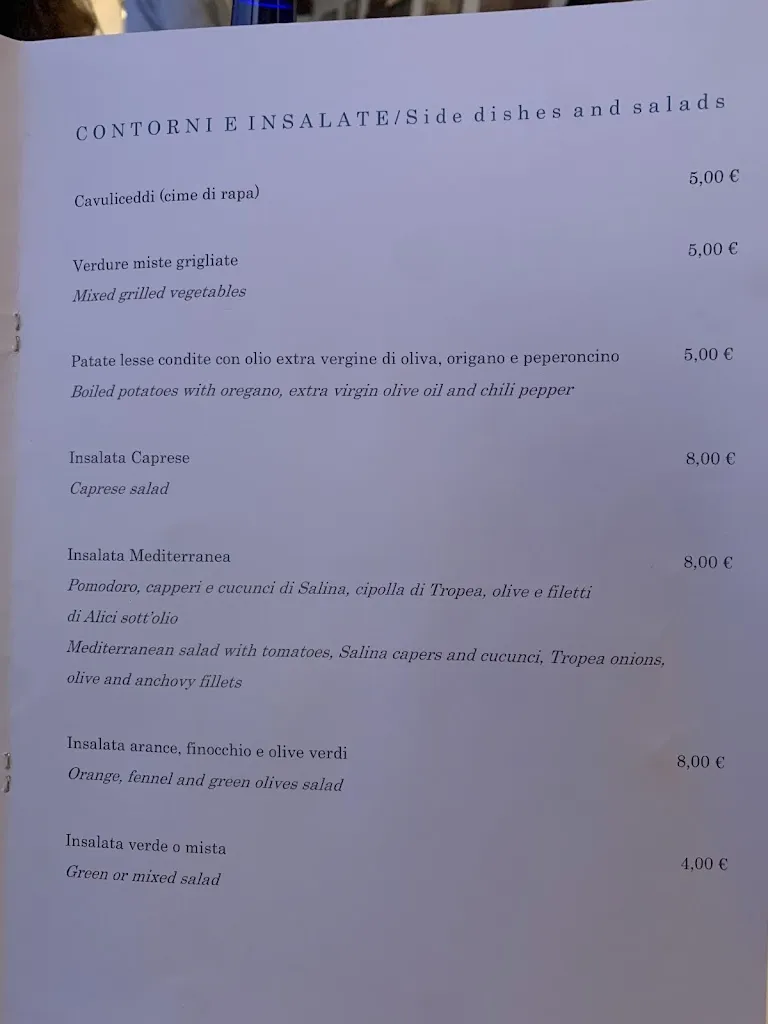 Menu_Ristorante Glauco - Terrazza sul mare dal 1947_Scilla_immagine_2