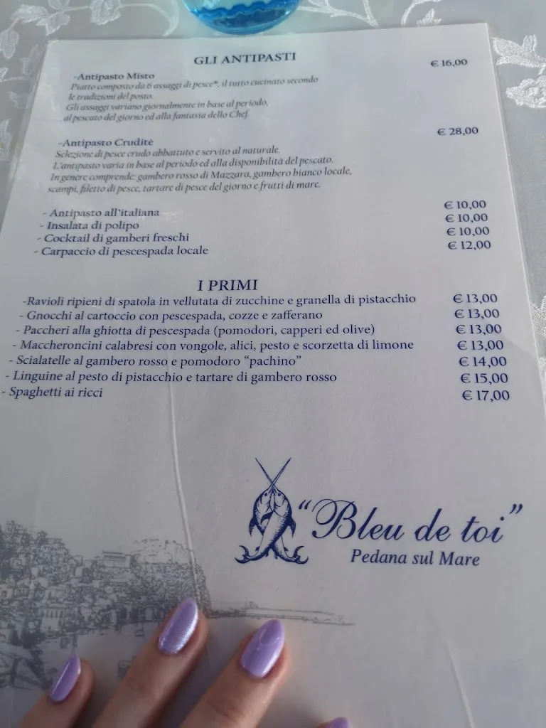 Menu_Ristorante Bleu De Toi_Scilla_image_2