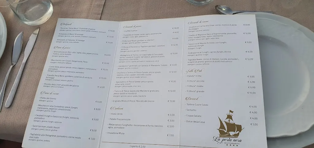Menu_La Perla Nera Ristorante / Pub_Scilla_image_4