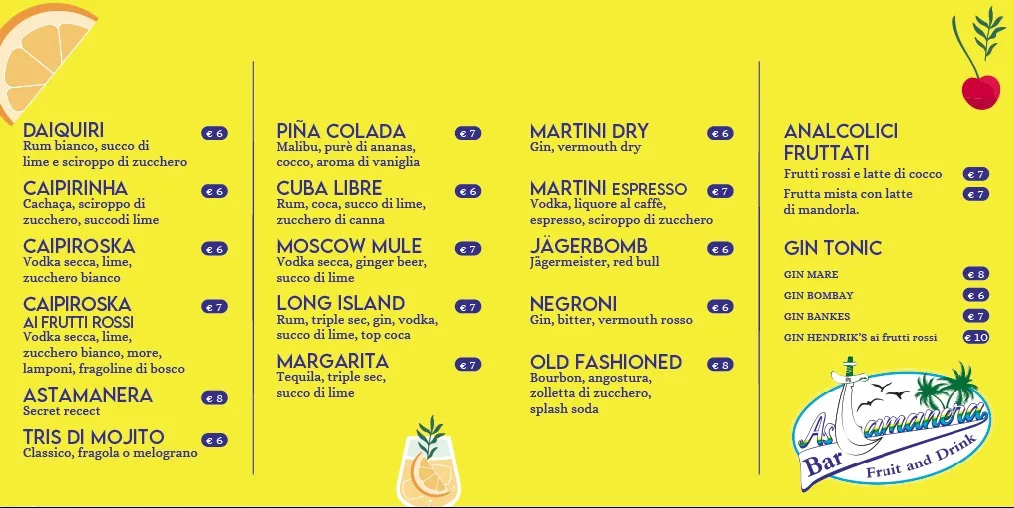 Menu_Astamanera Beach Bar_Scilla_image_1