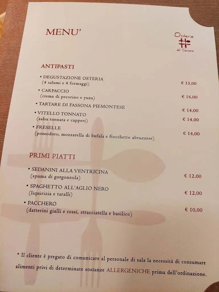 Menu_Osteria del Carcere_Frisa_image_3