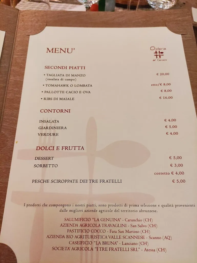 Menu_Osteria del Carcere_Frisa_image_4