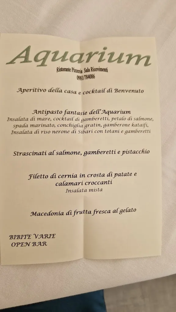 Menu_Ristorante Aquarium_Sibari_immagine_1