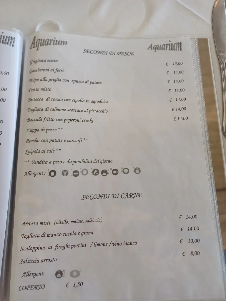 Menu_Ristorante Aquarium_Sibari_immagine_2