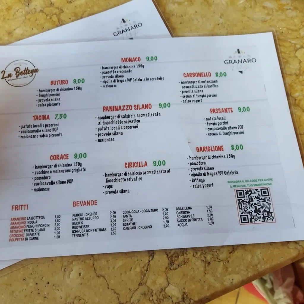 Menu_La bottega del paninazzo silano_Sorbo San Basile_image_3