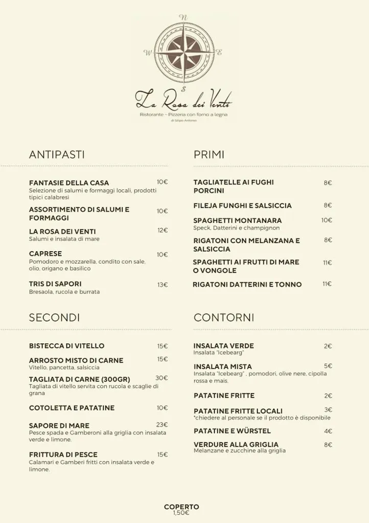 Menu_La Rosa dei Venti di Silipo Antonio_Soriano Calabro_image_2