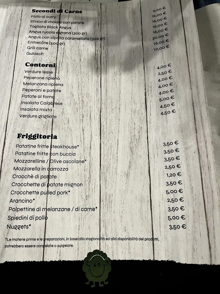 Menü_La pecora Nera - Bar Gastronomia_Soverato Marina_Bild_2