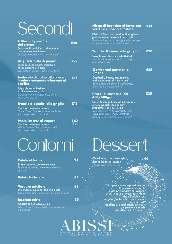 Menu_ABISSI Restaurant & More_Soverato Marina_image_2