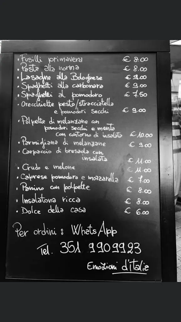 Menu_Emozioni d’Italia - Trattoria Moderna - Settimo Cielo Retail Park_Settimo_image_2