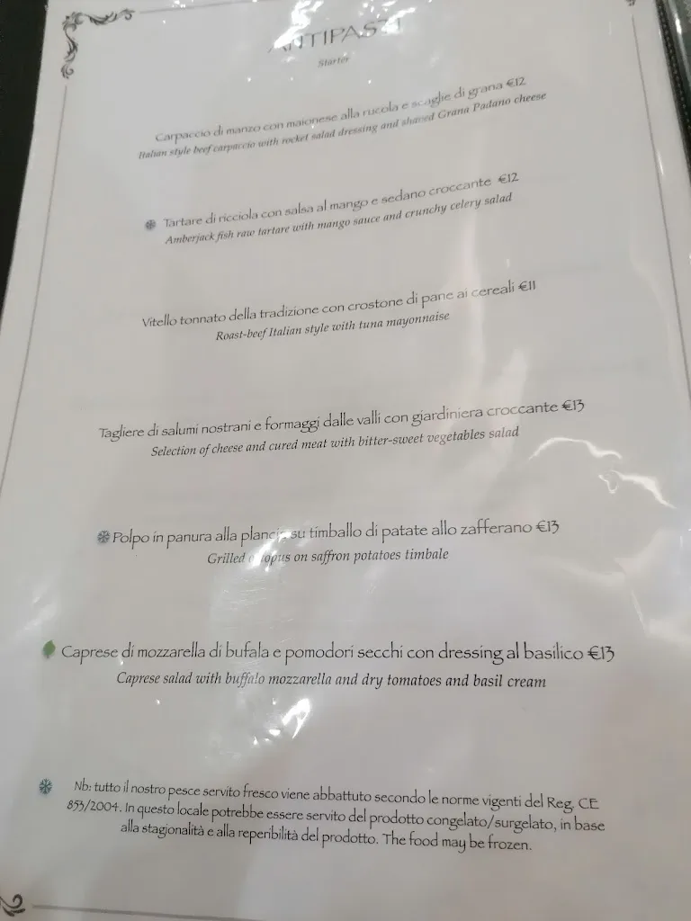 Menu_Bellarium Restaurant Settimo_Settimo_image_4